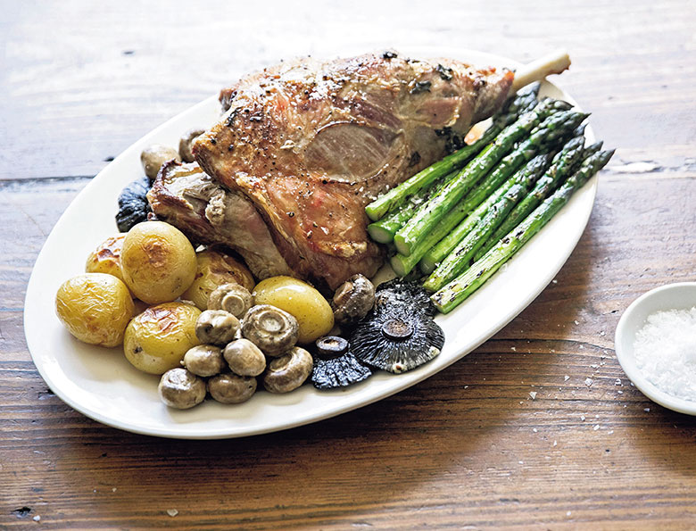 Roast Coastal Spring leg of lamb